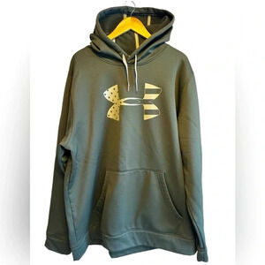 Under Armour Tonal BFL Hoodie for Men Olive Green Size 2XL